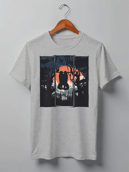 Заказать мужскую футболку в Москве. Футболка классическая Wild Gym от oneredfoxstore@gmail.com - готовые дизайны и нанесение принтов.