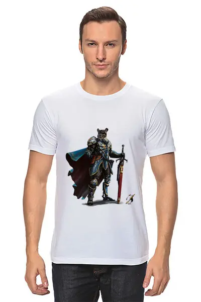 Заказать мужскую футболку в Москве. Футболка классическая принц-адмирал Гектор от kayozer@yandex.ru - готовые дизайны и нанесение принтов.