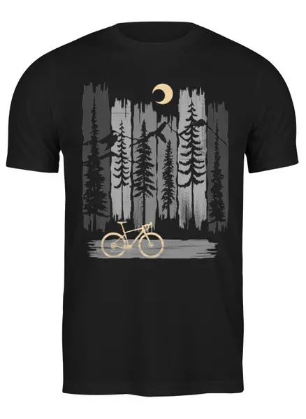 Заказать мужскую футболку в Москве. Футболка классическая Gravel Bike Colors от oneredfoxstore@gmail.com - готовые дизайны и нанесение принтов.
