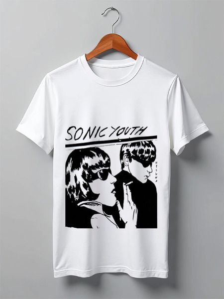 Заказать мужскую футболку в Москве. Футболка классическая Sonic Youth-Goo от CaseyBe - готовые дизайны и нанесение принтов.