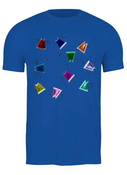 Заказать мужскую футболку в Москве. Футболка классическая Cats Here от oneredfoxstore@gmail.com - готовые дизайны и нанесение принтов.