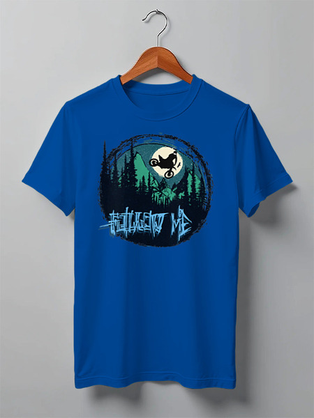 Заказать мужскую футболку в Москве. Футболка классическая Follow Me от oneredfoxstore@gmail.com - готовые дизайны и нанесение принтов.