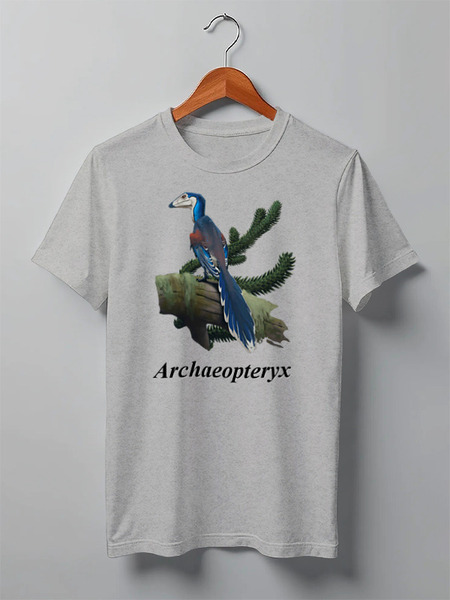 Заказать мужскую футболку в Москве. Футболка классическая Archaeopteryx от anat-snake2013@yandex.ru - готовые дизайны и нанесение принтов.