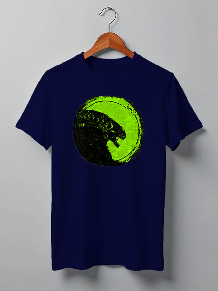 Заказать мужскую футболку в Москве. Футболка классическая Aliens от oneredfoxstore@gmail.com - готовые дизайны и нанесение принтов.
