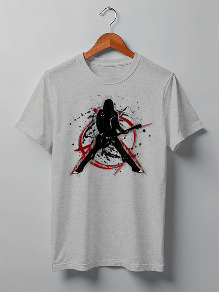 Заказать мужскую футболку в Москве. Футболка классическая Punk Ramones от oneredfoxstore@gmail.com - готовые дизайны и нанесение принтов.
