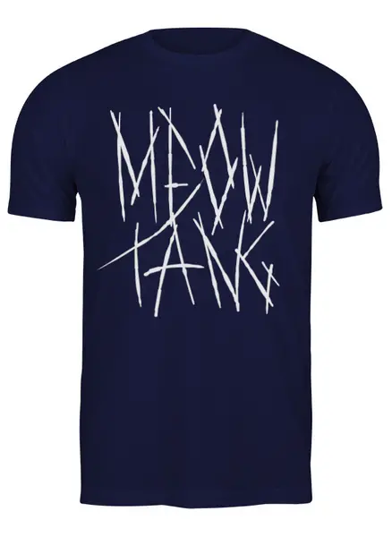 Заказать мужскую футболку в Москве. Футболка классическая Meow-Tang Clan от oneredfoxstore@gmail.com - готовые дизайны и нанесение принтов.