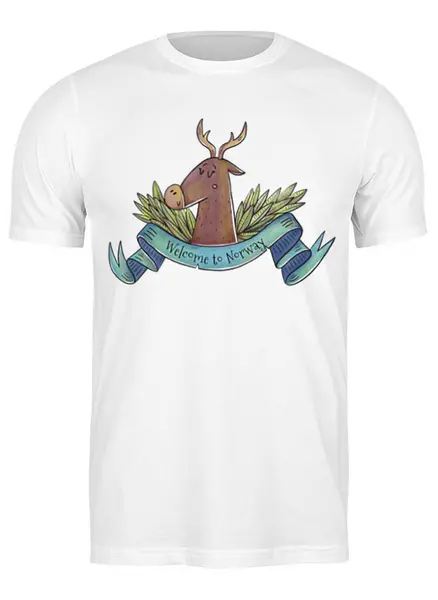 Заказать мужскую футболку в Москве. Футболка классическая Animals от oneredfoxstore@gmail.com - готовые дизайны и нанесение принтов.