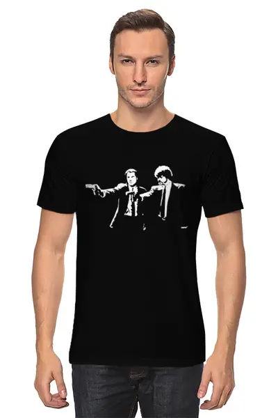 Заказать мужскую футболку в Москве. Футболка классическая Pulp Fiction от kenny - готовые дизайны и нанесение принтов.