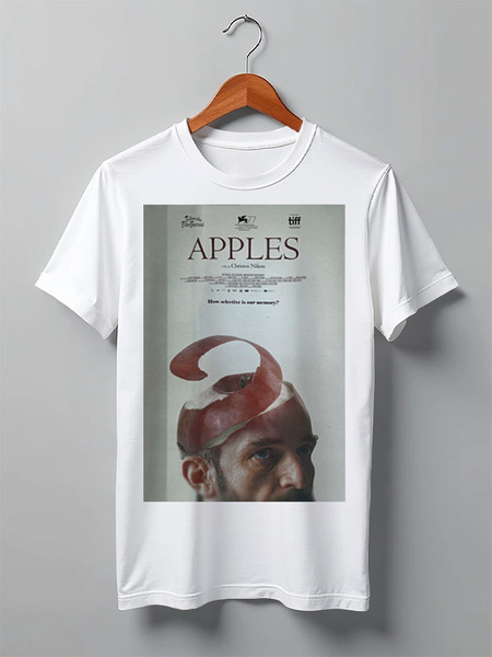 Заказать мужскую футболку в Москве. Футболка классическая Яблоки / Apples от kino.printio.ru - готовые дизайны и нанесение принтов.