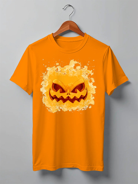 Заказать мужскую футболку в Москве. Футболка классическая HALLOWEEN от balden - готовые дизайны и нанесение принтов.