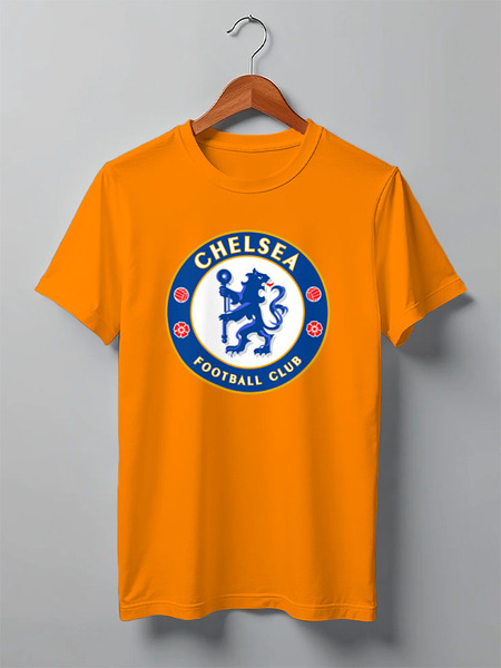 Заказать мужскую футболку в Москве. Футболка классическая CHELSEA FC от balden - готовые дизайны и нанесение принтов.