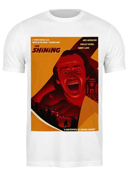 Заказать мужскую футболку в Москве. Футболка классическая Сияние / The Shining от kino.printio.ru - готовые дизайны и нанесение принтов.