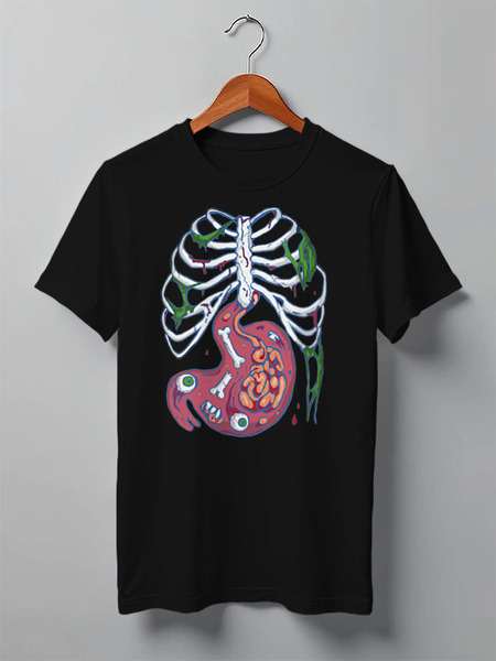 Заказать мужскую футболку в Москве. Футболка классическая HALLOWEEN от CoolDesign - готовые дизайны и нанесение принтов.