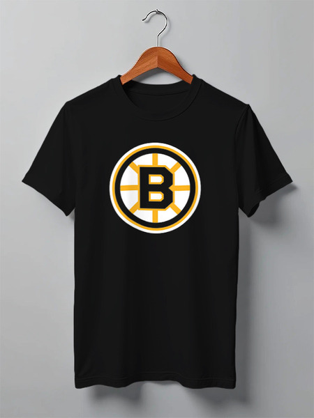 Заказать мужскую футболку в Москве. Футболка классическая Boston Bruins / NHL USA от KinoArt - готовые дизайны и нанесение принтов.