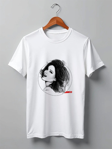 Заказать мужскую футболку в Москве. Футболка классическая "Star Eyes Collection": Sophie Ellis-Bextor от Octopuslabel - готовые дизайны и нанесение принтов.