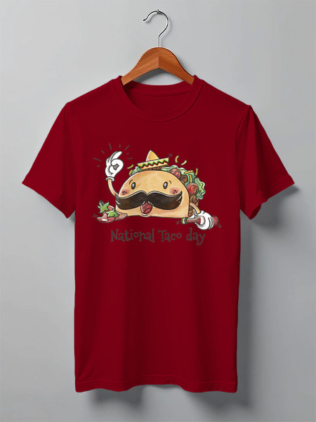 Заказать мужскую футболку в Москве. Футболка классическая Burgers от oneredfoxstore@gmail.com - готовые дизайны и нанесение принтов.
