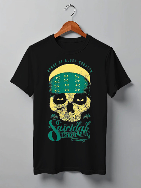 Заказать мужскую футболку в Москве. Футболка классическая Suicidal Tendencies band от Leichenwagen - готовые дизайны и нанесение принтов.