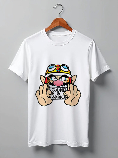 Заказать мужскую футболку в Москве. Футболка классическая Марио от YellowCloverShop - готовые дизайны и нанесение принтов.