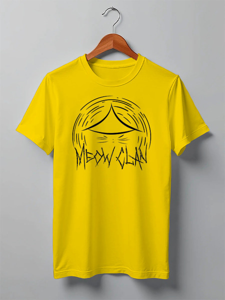 Заказать мужскую футболку в Москве. Футболка классическая Meow-Tang Clan от oneredfoxstore@gmail.com - готовые дизайны и нанесение принтов.