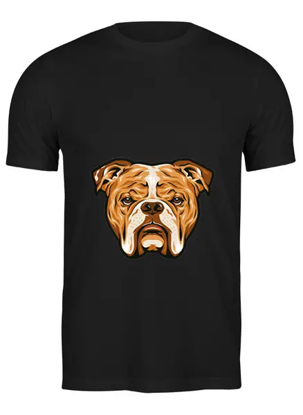 Заказать мужскую футболку в Москве. Футболка классическая Собакен от acidhouses - готовые дизайны и нанесение принтов.