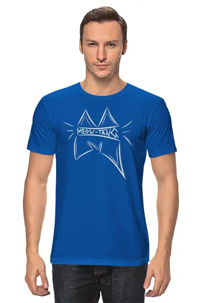 Заказать мужскую футболку в Москве. Футболка классическая Meow-Tang Clan от oneredfoxstore@gmail.com - готовые дизайны и нанесение принтов.