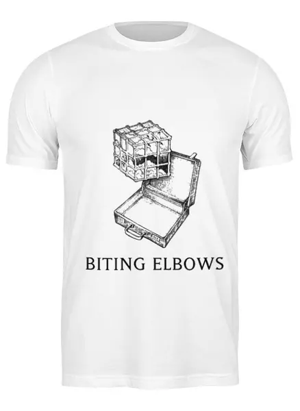 Заказать мужскую футболку в Москве. Футболка классическая Biting Elbows от YellowCloverShop - готовые дизайны и нанесение принтов.