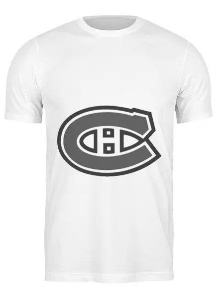 Заказать мужскую футболку в Москве. Футболка классическая Montreal Canadiens  от kspsshop - готовые дизайны и нанесение принтов.