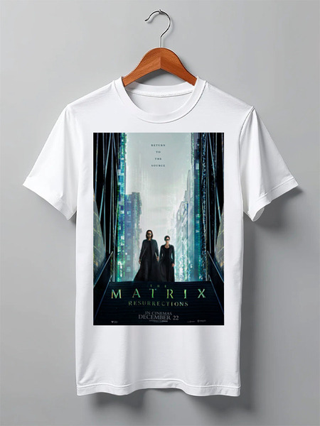 Заказать мужскую футболку в Москве. Футболка классическая Матрица / The Matrix от kino.printio.ru - готовые дизайны и нанесение принтов.