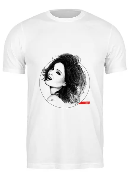 Заказать мужскую футболку в Москве. Футболка классическая "Star Eyes Collection": Sophie Ellis-Bextor от Octopuslabel - готовые дизайны и нанесение принтов.