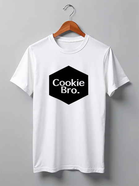 Заказать мужскую футболку в Москве. Футболка классическая Cookie Bro. от Nalivaev - готовые дизайны и нанесение принтов.