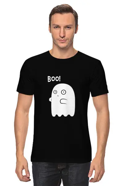 Заказать мужскую футболку в Москве. Футболка классическая Хэллоуин от geekbox - готовые дизайны и нанесение принтов.