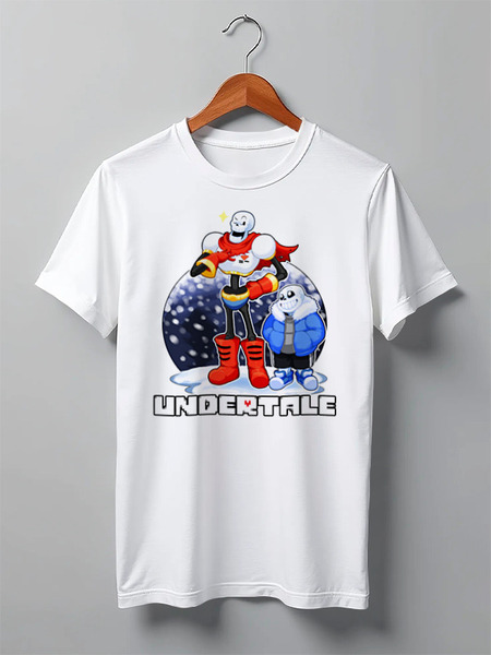Заказать мужскую футболку в Москве. Футболка классическая Undertale от cherdantcev - готовые дизайны и нанесение принтов.