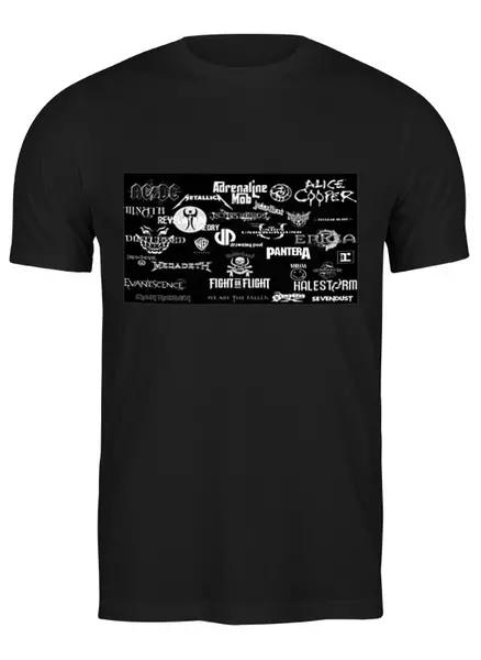 Заказать мужскую футболку в Москве. Футболка классическая Heavy metal forever! от Fedor - готовые дизайны и нанесение принтов.