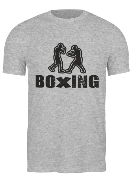 Заказать мужскую футболку в Москве. Футболка классическая Boxing от skynatural - готовые дизайны и нанесение принтов.