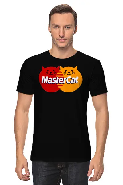 Заказать мужскую футболку в Москве. Футболка классическая MasterCat от balden - готовые дизайны и нанесение принтов.