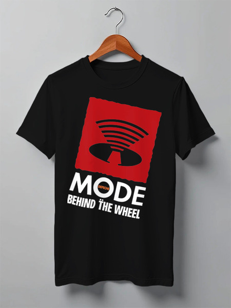 Заказать мужскую футболку в Москве. Футболка классическая Depeche Mode / Behind The wheel от OEX design - готовые дизайны и нанесение принтов.