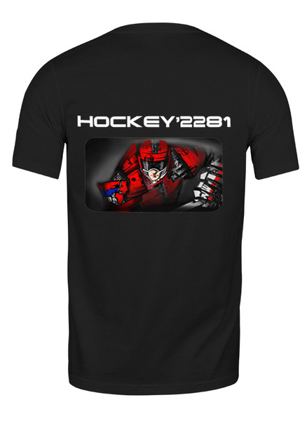 Заказать мужскую футболку в Москве. Футболка классическая Hockey 2281 от Alexander Goryunov - готовые дизайны и нанесение принтов.