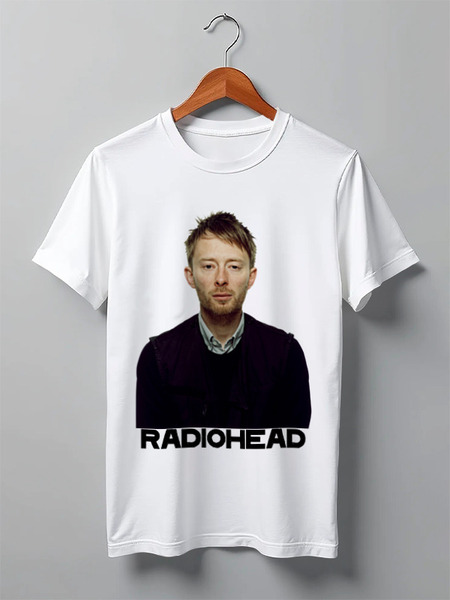 Заказать мужскую футболку в Москве. Футболка классическая Radiohead  от rancid - готовые дизайны и нанесение принтов.