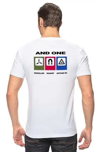 Заказать мужскую футболку в Москве. Футболка классическая And One Trilogie от OEX design - готовые дизайны и нанесение принтов.