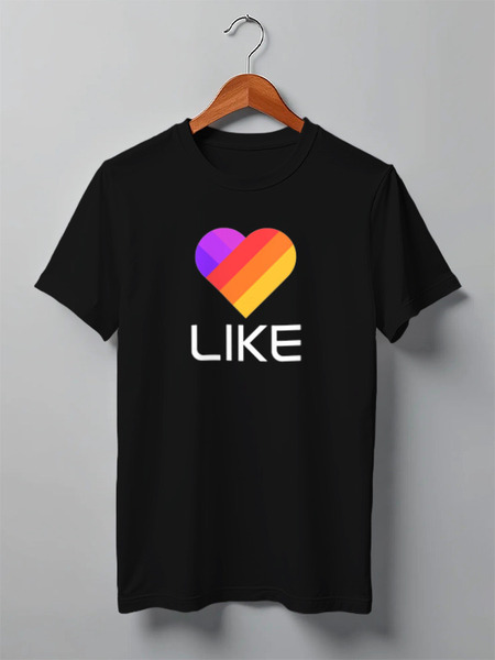 Заказать мужскую футболку в Москве. Футболка классическая Like  от DESIGNER   - готовые дизайны и нанесение принтов.