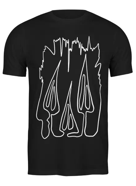 Заказать мужскую футболку в Москве. Футболка классическая Mushrooms от oneredfoxstore@gmail.com - готовые дизайны и нанесение принтов.