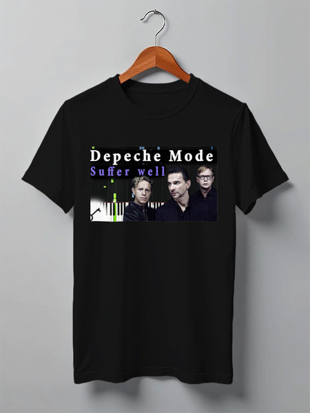 Заказать мужскую футболку в Москве. Футболка классическая Depeche Mode  от Fedor - готовые дизайны и нанесение принтов.