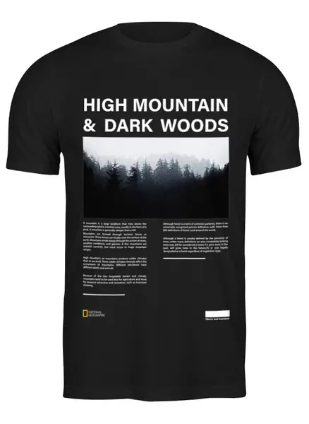Заказать мужскую футболку в Москве. Футболка классическая HM&DW от DesignMesign  - готовые дизайны и нанесение принтов.