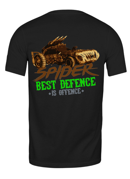 Заказать мужскую футболку в Москве. Футболка классическая Spider от nonstop1899 - готовые дизайны и нанесение принтов.