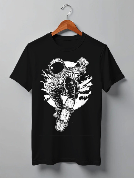 Заказать мужскую футболку в Москве. Футболка классическая Oldschool от oneredfoxstore@gmail.com - готовые дизайны и нанесение принтов.