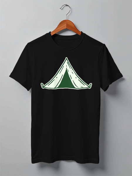Заказать мужскую футболку в Москве. Футболка классическая Mountains от oneredfoxstore@gmail.com - готовые дизайны и нанесение принтов.