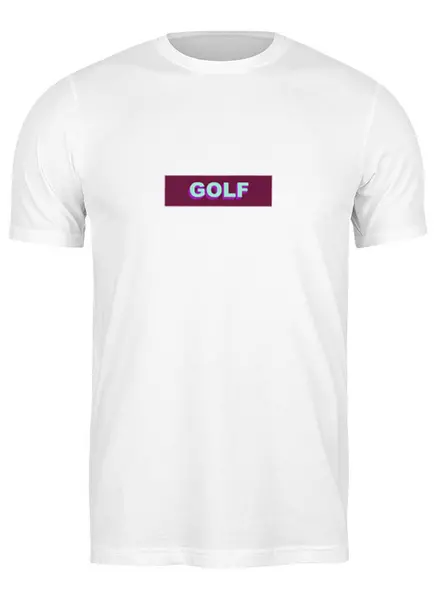 Заказать мужскую футболку в Москве. Футболка классическая PAVEL PORNUH GOLF TEE 3 от pavelpornuh - готовые дизайны и нанесение принтов.