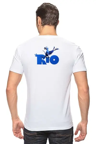 Заказать мужскую футболку в Москве. Футболка классическая Rio All Stars от deppski - готовые дизайны и нанесение принтов.