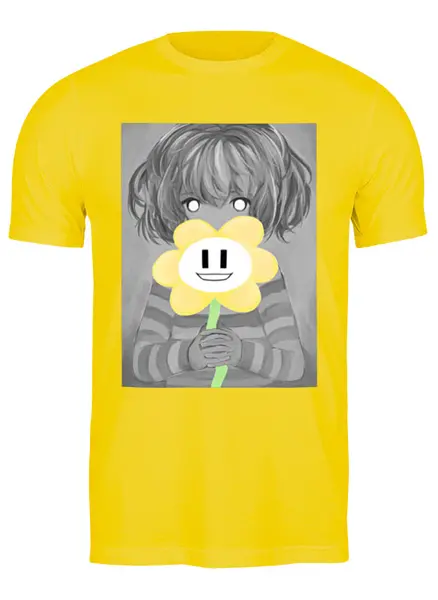 Заказать мужскую футболку в Москве. Футболка классическая  Undertale  от cherdantcev - готовые дизайны и нанесение принтов.