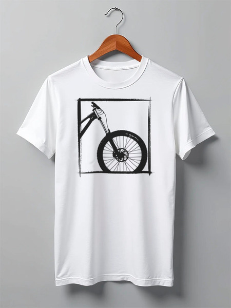 Заказать мужскую футболку в Москве. Футболка классическая My Bike от oneredfoxstore@gmail.com - готовые дизайны и нанесение принтов.